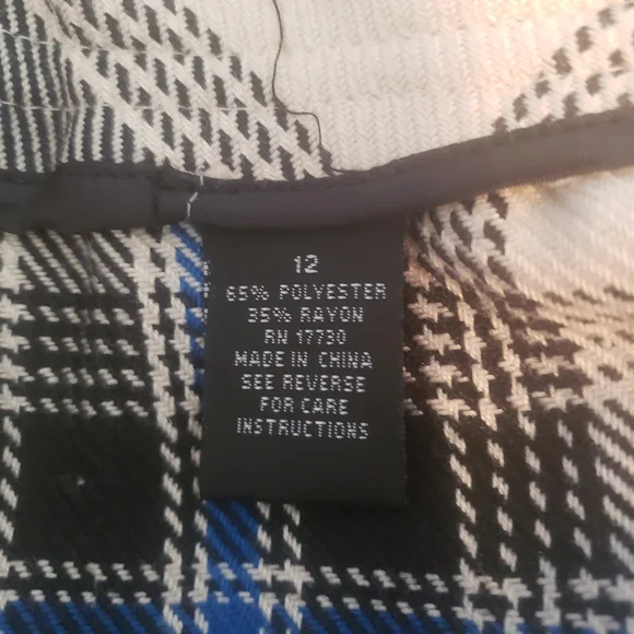 Mossimo NWOT Plaid Preppy Mini 90s Y2K Skirt, Size 12 - Picture 5 of 6